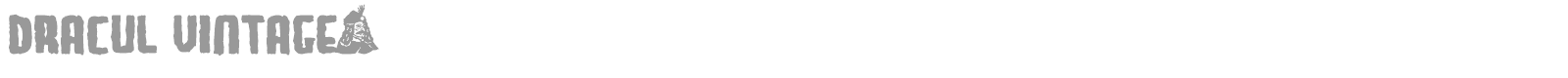 Dracul Vintage font preview